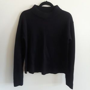 & other stories Black Crew Neck Wool Sweater
